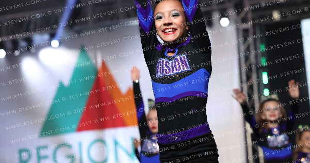 Arizona Fusion Cheer Purple Ice · The West Regional Summit