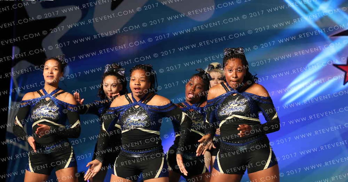 Tri-Town Competitive Cheerleading Lady Lightning · The Masters
