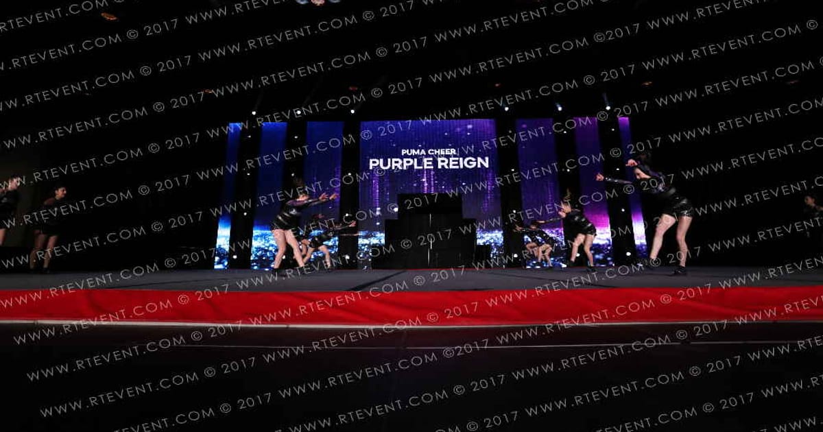 Puma Cheer Purple Reign · All Star Worlds Friday Finals
