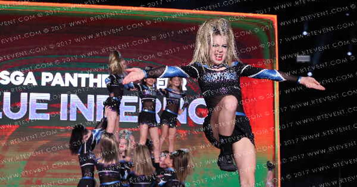SSGA Panther Cheer Blue Inferno · All Star Worlds Friday Finals