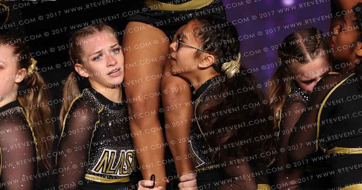 Alaska Golden Heart Cheerleading Code Black · All Star Worlds Friday Finals