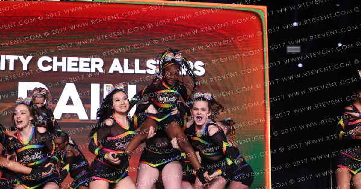 in10sity cheer allstars Rain · All Star Worlds Friday Finals