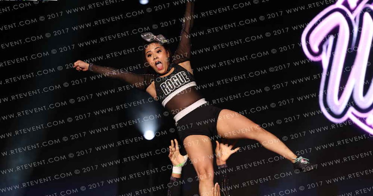 Rogue Athletics smoke · All Star Worlds Friday Finals Showcase