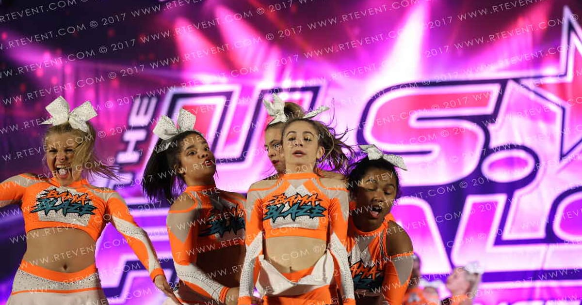 Bama Blaze Cheer Fire · US Finals Atlanta