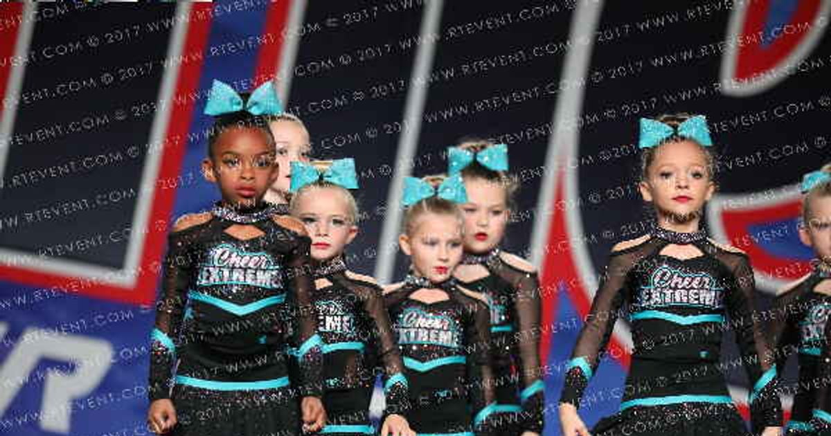 Cheer Extreme - Raleigh Tiny X Sharkies · Raleigh