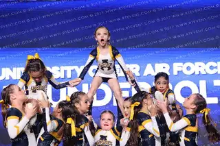 University Cheer Air Force Thunderboltz