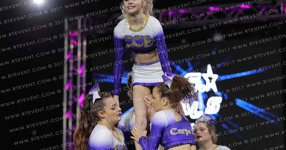 Clarksville Cheer Extreme Purple Reign · Louisville