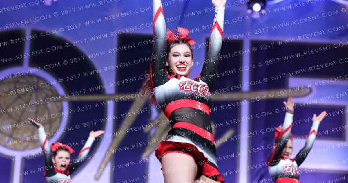 East Coast Cheer & Tumble ultra violet · The ONE Finals