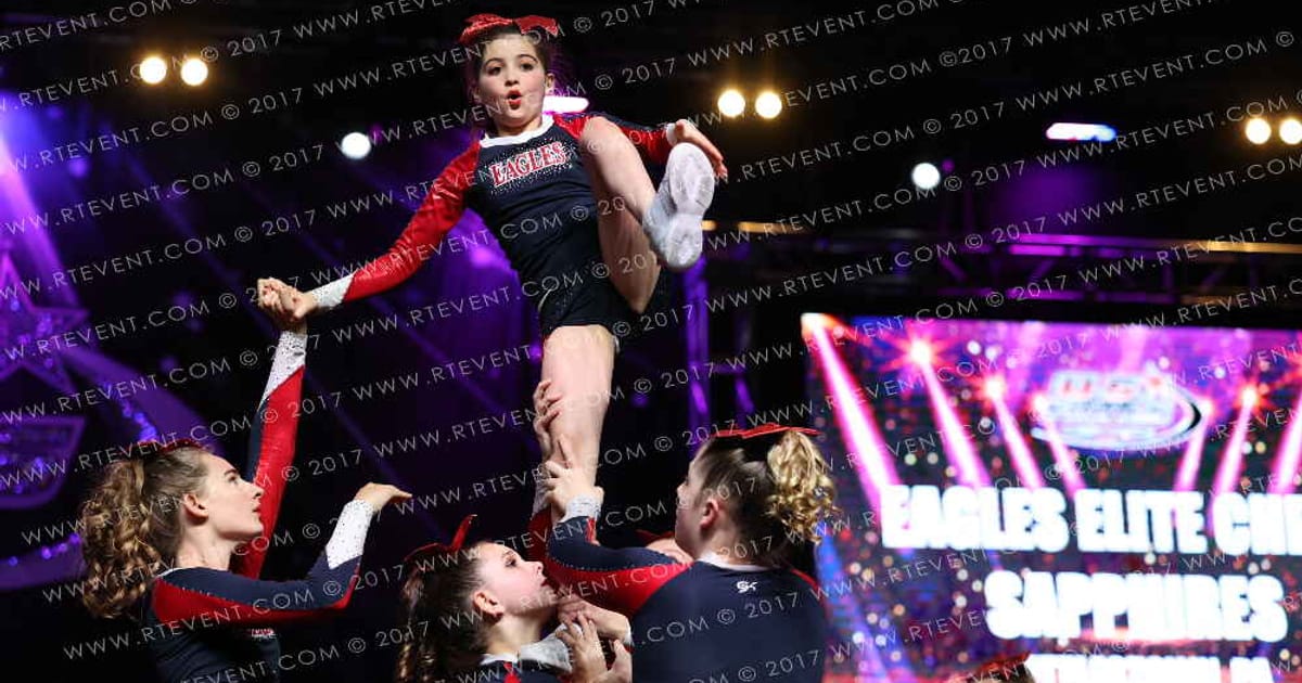 Eagles Elite Cheer Sapphires · US Finals Virginia Beach