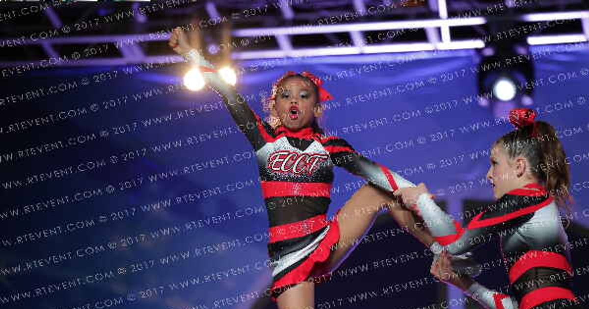 East Coast Cheer & Tumble ultra violet · The ONE Finals