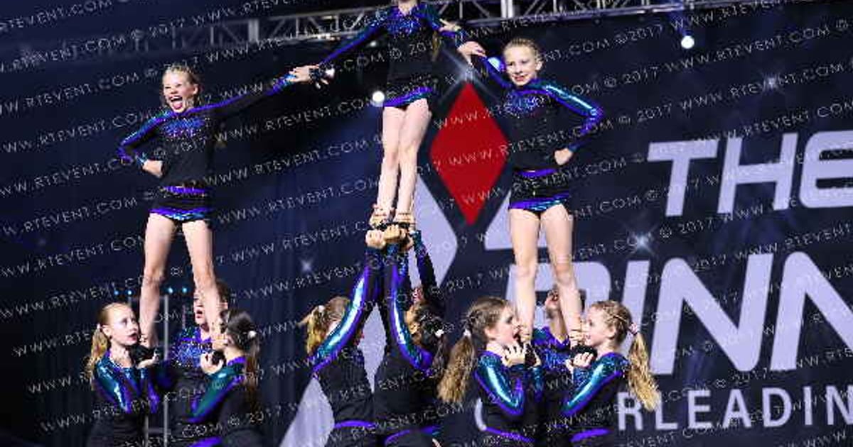 RILEYS CHEER ACADEMY PURPLE DIAMONDS · The Pinnacle Cheerleading Championship
