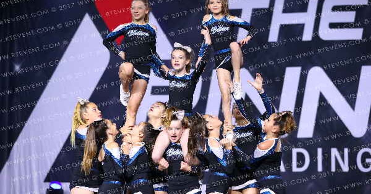 BELIEVE ATHLETICS SILVER SPARKLE · The Pinnacle Cheerleading Championship