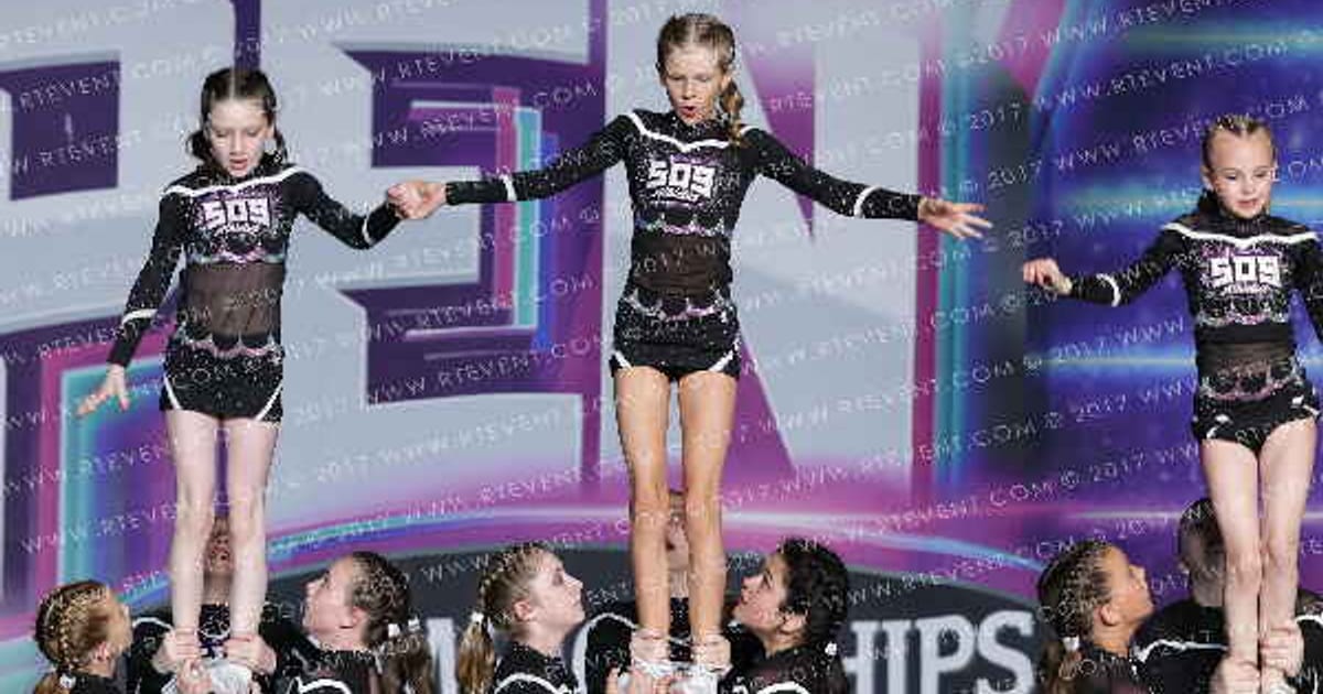 509 Athletics AllStar Cheer and Tumbling Youth Leopards · The Open Anaheim
