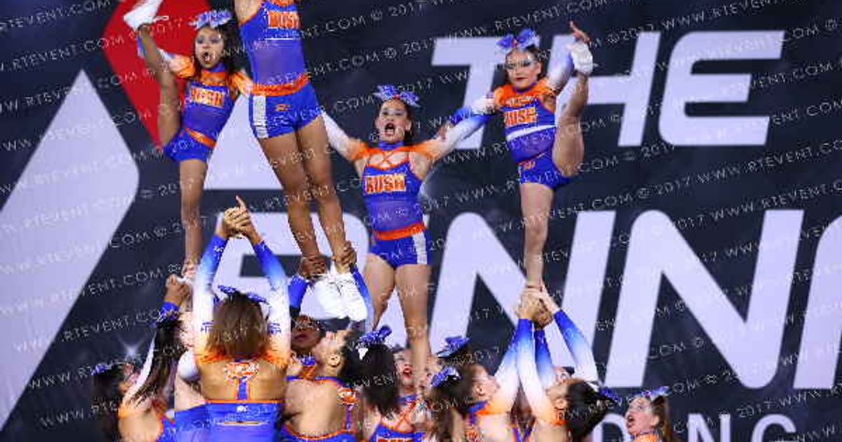 WEST COAST RUSH LADY SPARKLE · The Pinnacle Cheerleading Championship