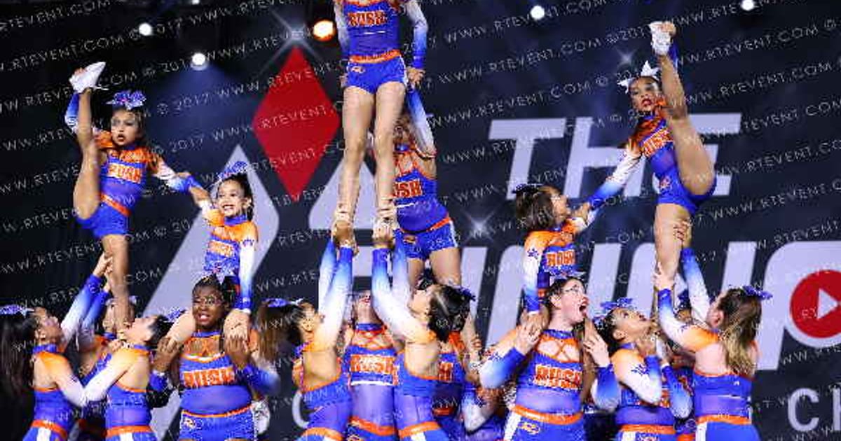 WEST COAST RUSH SUPREMES · The Pinnacle Cheerleading Championship