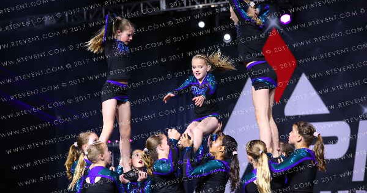 RILEYS CHEER ACADEMY PURPLE DIAMONDS · The Pinnacle Cheerleading Championship