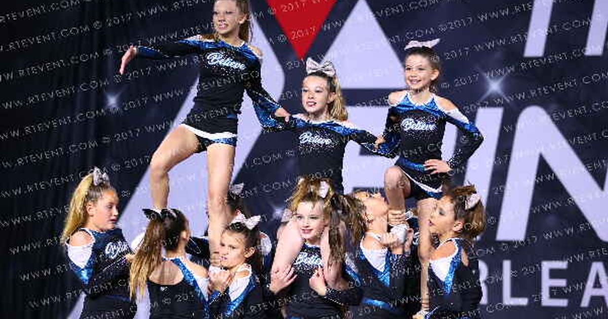 BELIEVE ATHLETICS SILVER SPARKLE · The Pinnacle Cheerleading Championship