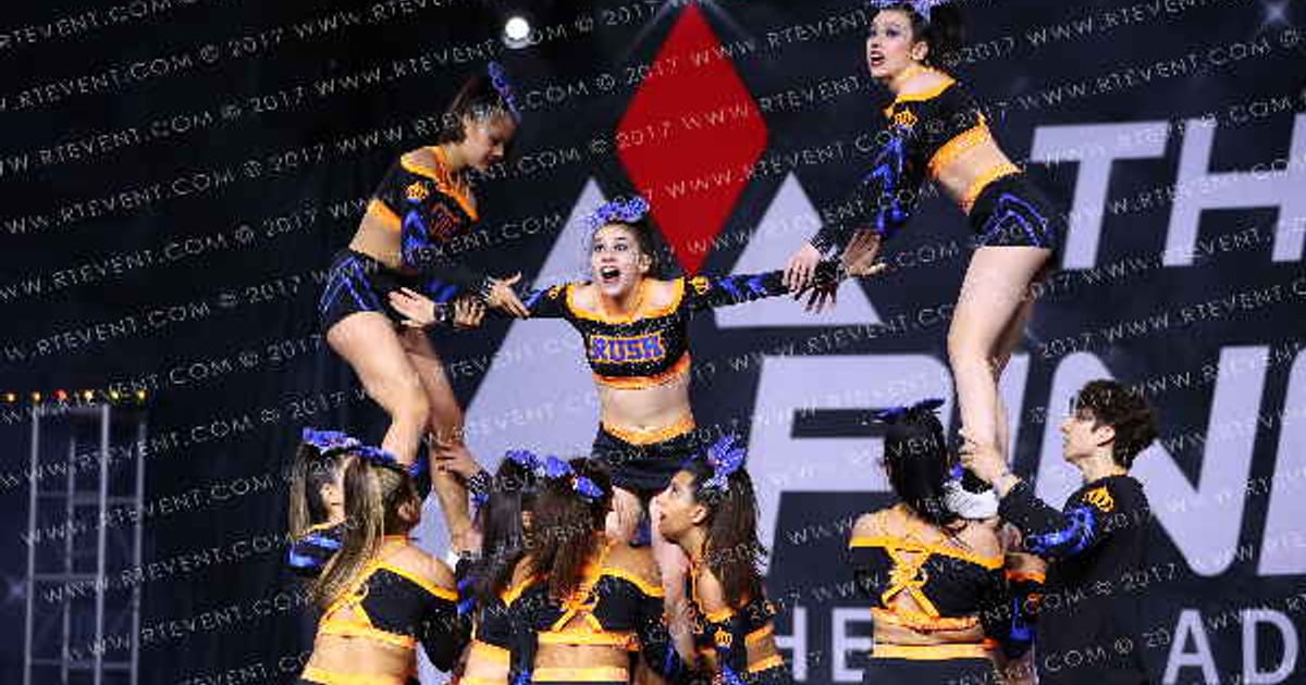 WEST COAST RUSH ROYALTY · The Pinnacle Cheerleading Championship