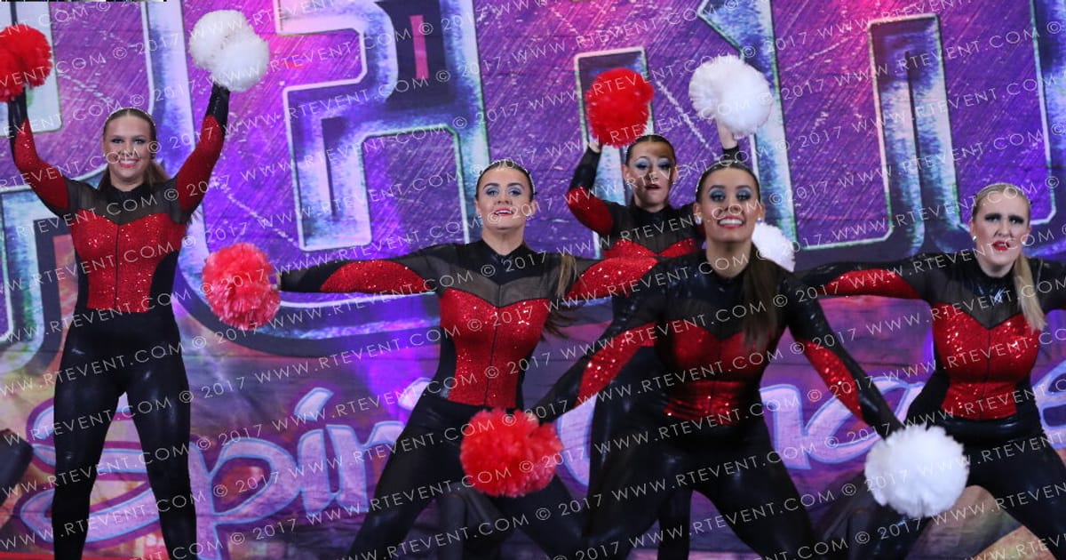 JC Dance and Cheer Academy Glitter Red · Superhero Spirit Challenge