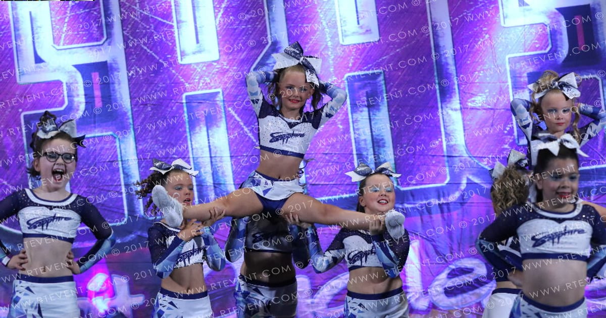 Sapphire Cheer and Dance Sapphire Violet · Superhero Spirit Challenge