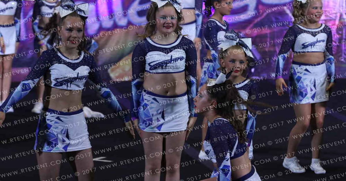 Sapphire Cheer and Dance Sapphire Teal · Superhero Spirit Challenge