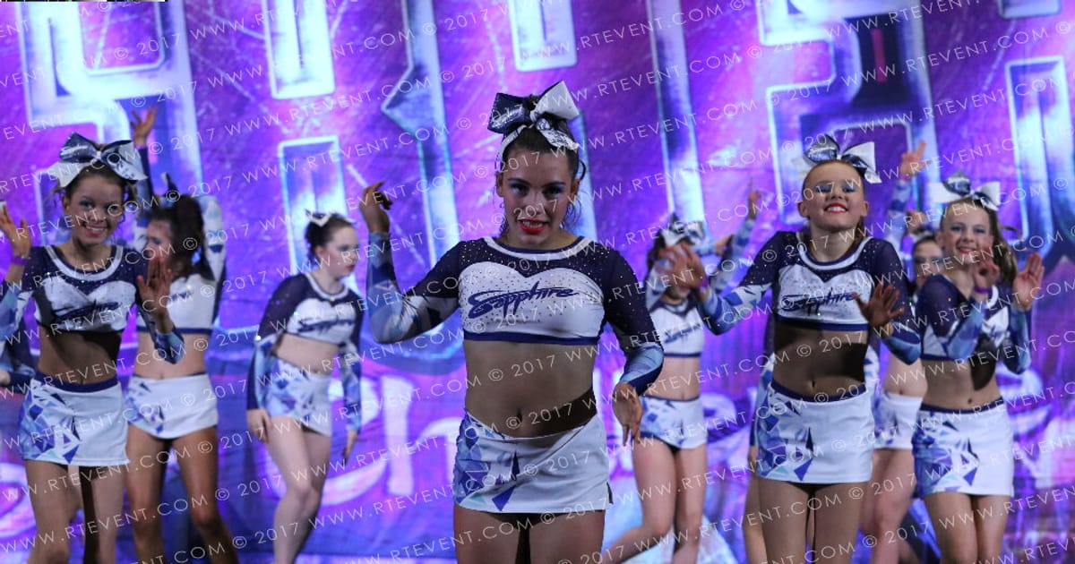 Sapphire Cheer and Dance Sapphire Cobalt · Superhero Spirit Challenge