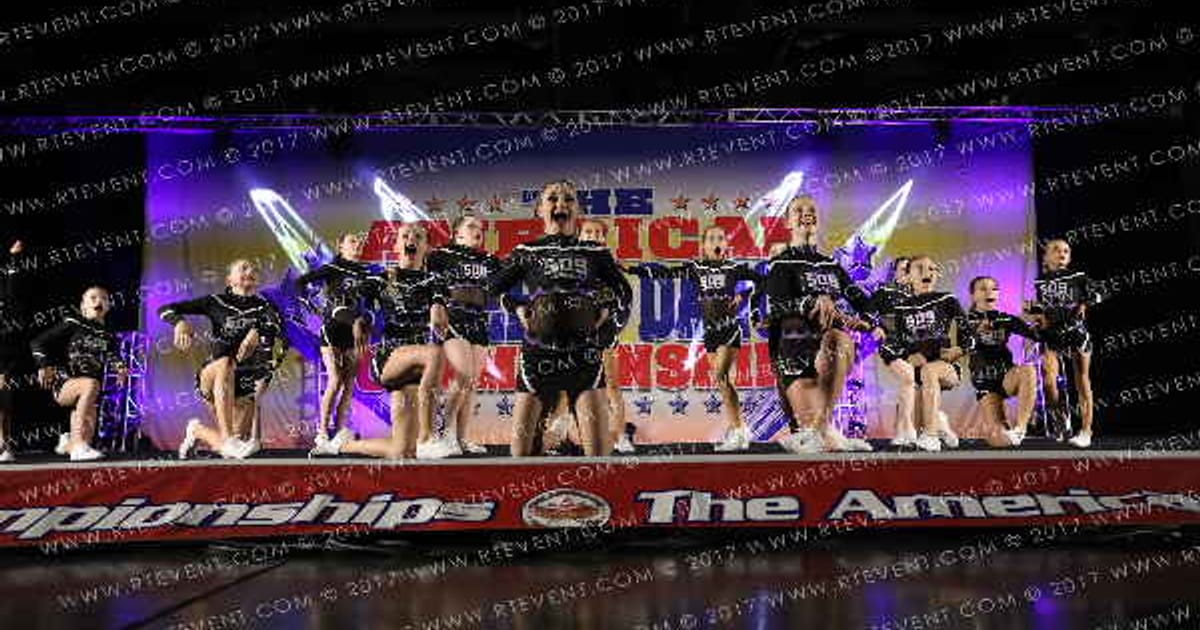 509 Athletics All Star Cheer and Tumblin Youth Leopards · Northwest Portlans