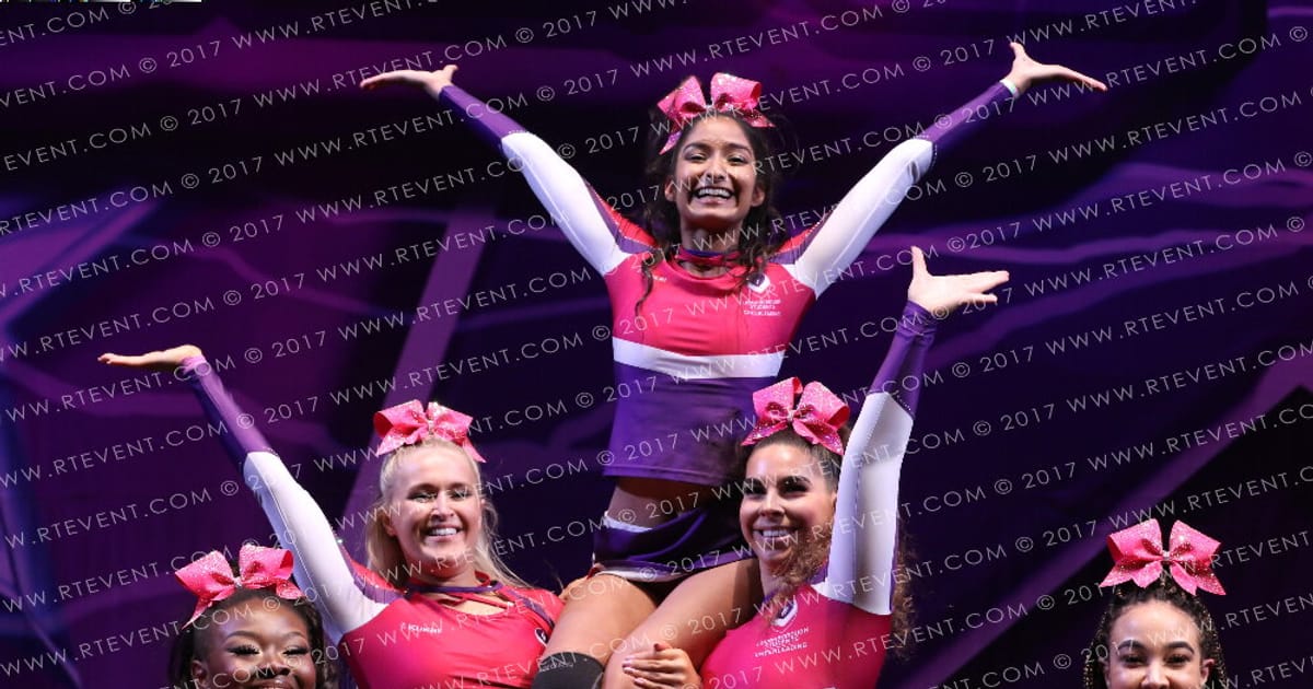 Loughborough Students Cheerleading University All Girl Stunt Group Level 2 · FC Internationals