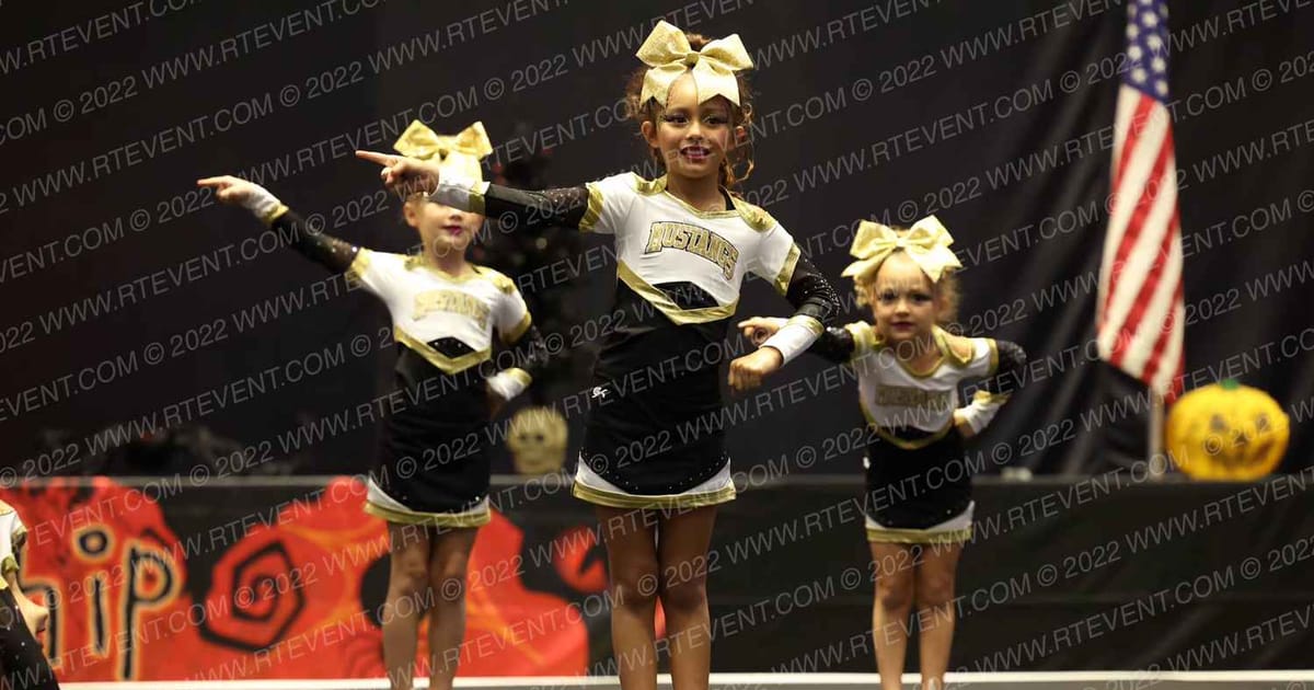 YFL Andrews Mustangs Freshman · Cheer Power Halloween