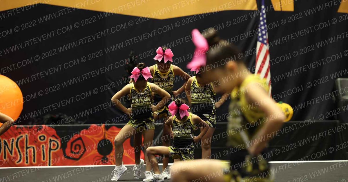 Texas Wolverine All Stars Blue Thunder · Cheer Power Halloween