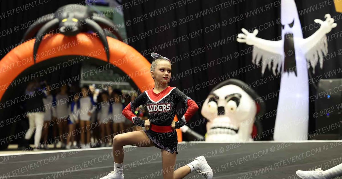Competitive Sports Complex Junior Black · Cheer Power Halloween