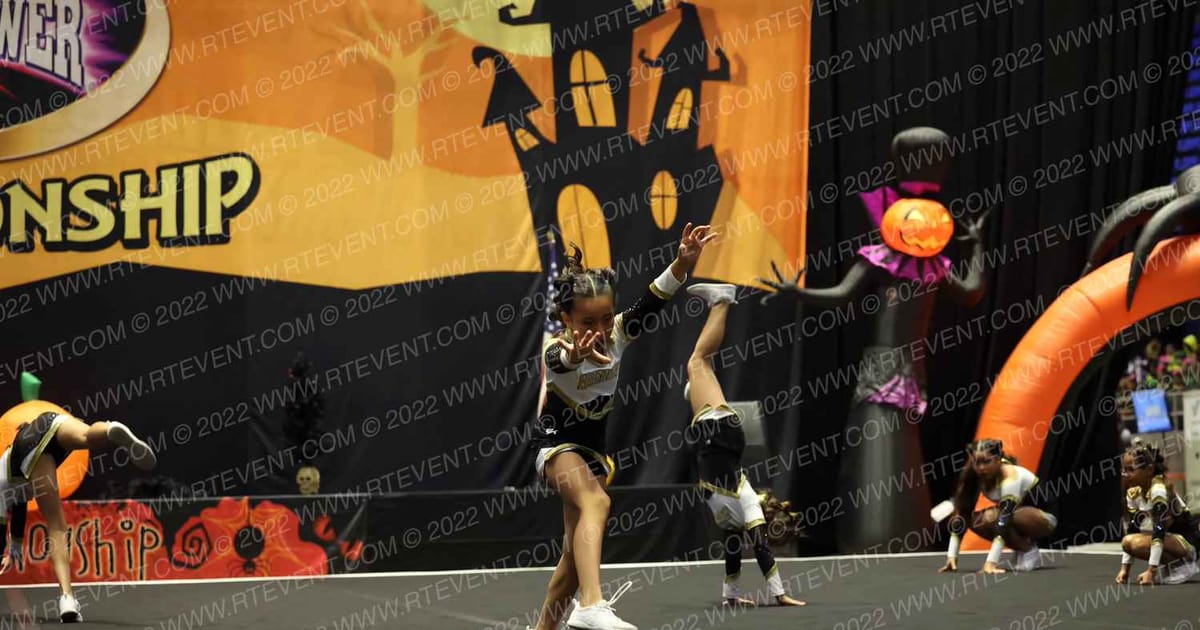 YFL Andrews Mustangs Junior Varsity · Cheer Power Halloween