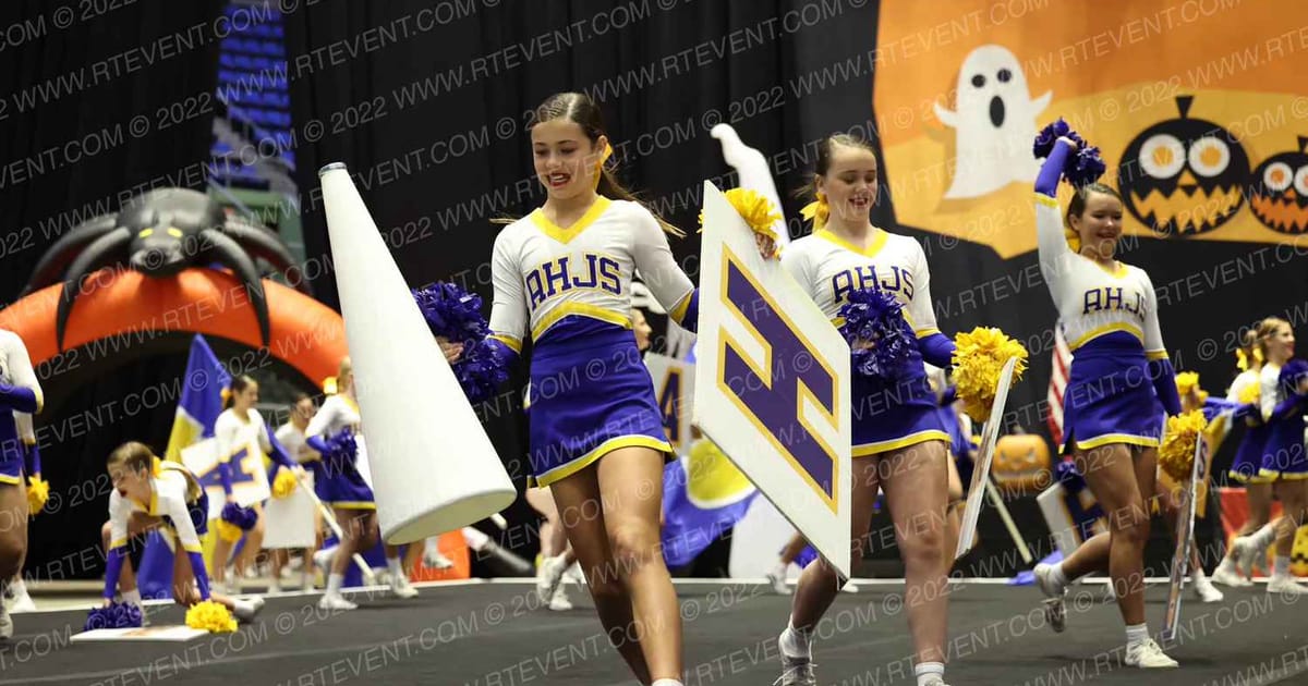 Alamo Heights JH School Game Day Large · Cheer Power Halloween