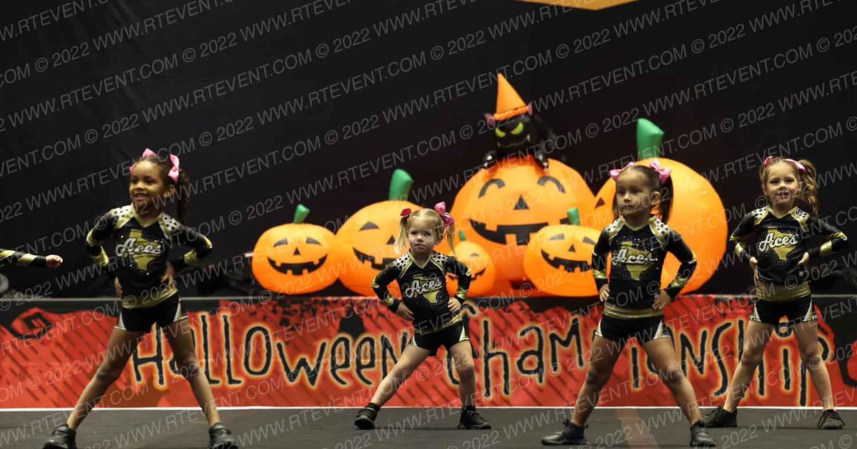 Texas Aces Tumbling and Cheer Flamingos · Cheer Power Halloween