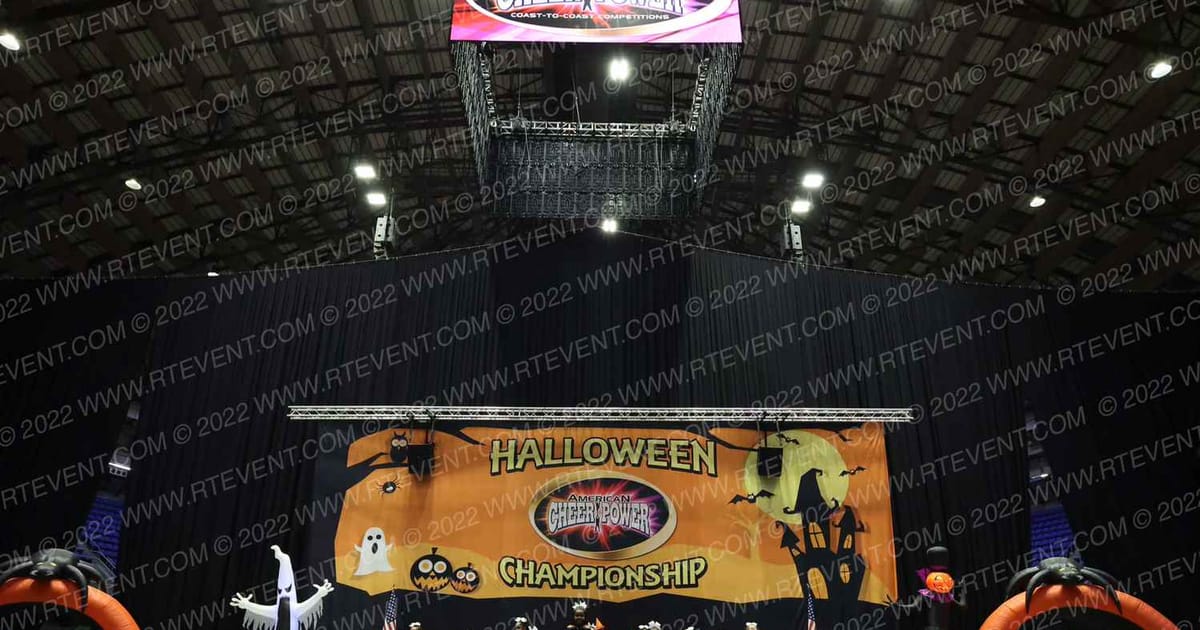 Modern American Cheer Sparkles · Cheer Power Halloween