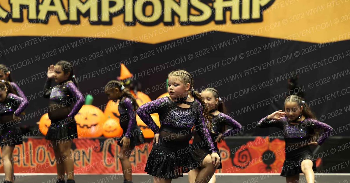 Spirit Athletics Gems Emeralds · Cheer Power Halloween