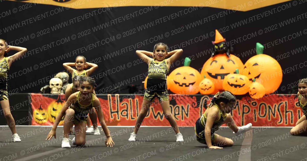 Texas Wolverine All Stars Switch Blades · Cheer Power Halloween