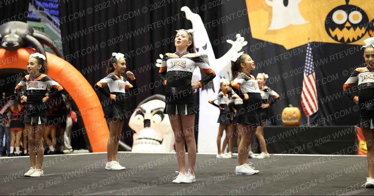 Taos Xtreme All Stars Glimmer · Cheer Power Halloween