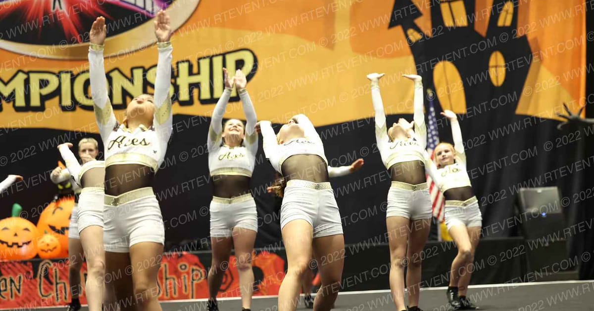Texas Aces Tumbling and Cheer High Rollers · Cheer Power Halloween