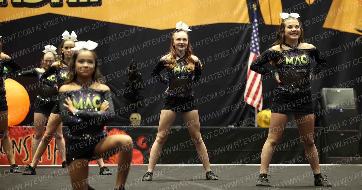 Modern American Cheer Black · Cheer Power Halloween