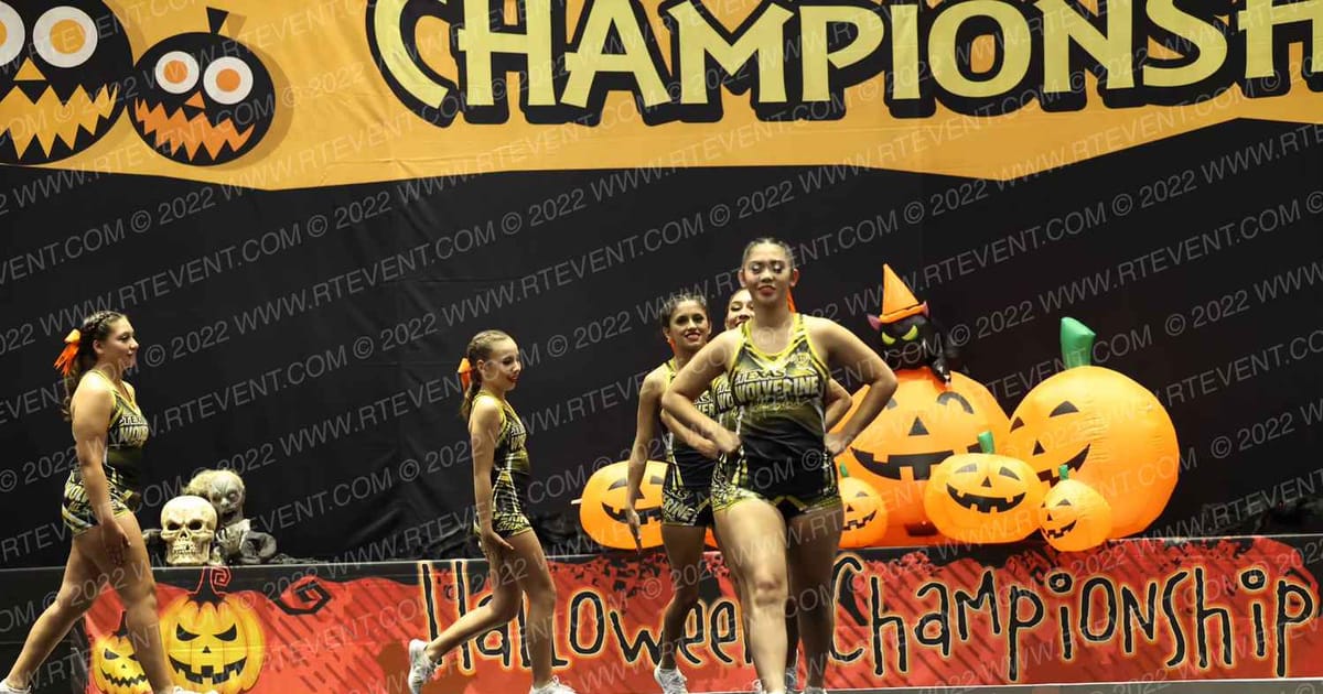 Texas Wolverine All Stars Vixen Blades · Cheer Power Halloween