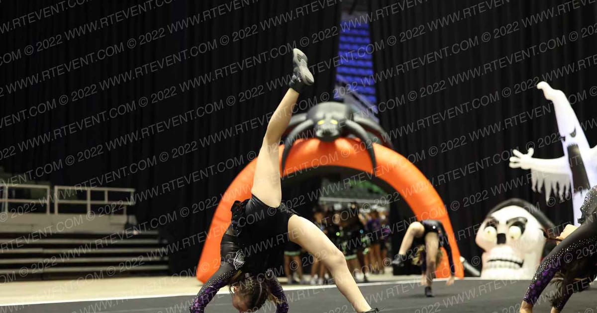 Spirit Athletics Gems Rubies · Cheer Power Halloween