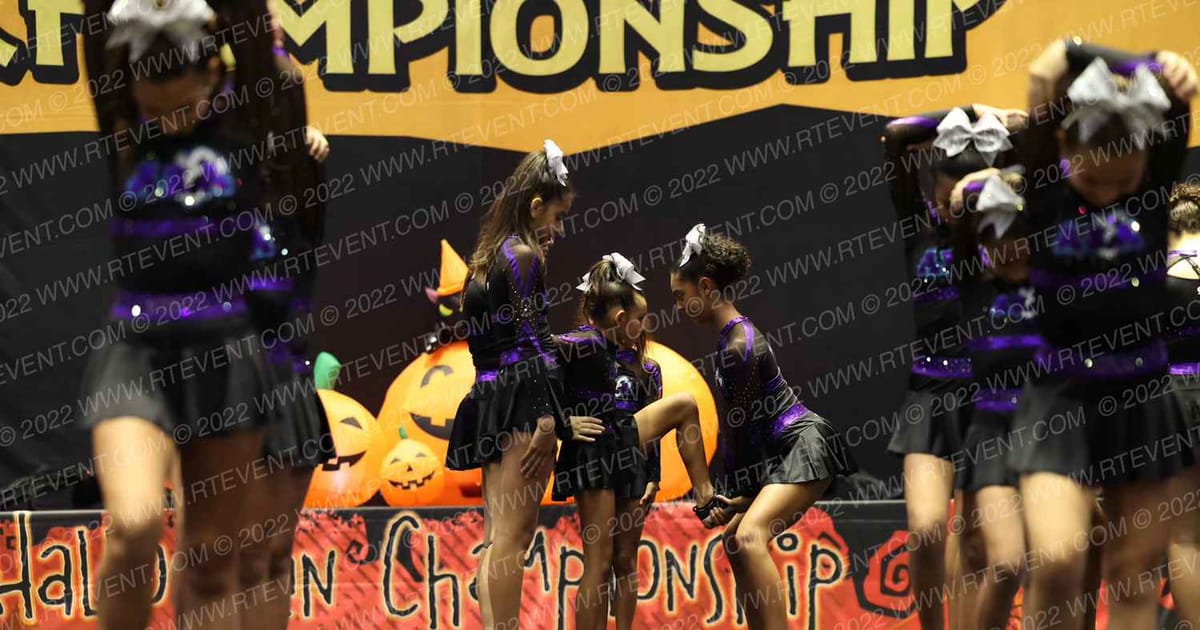 Amistad Eagles All Stars PURPLE STORM · Cheer Power Halloween