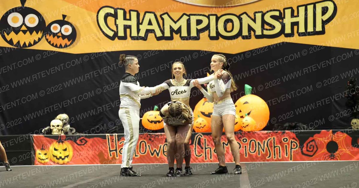 Texas Aces Tumbling and Cheer Pit Bosses · Cheer Power Halloween
