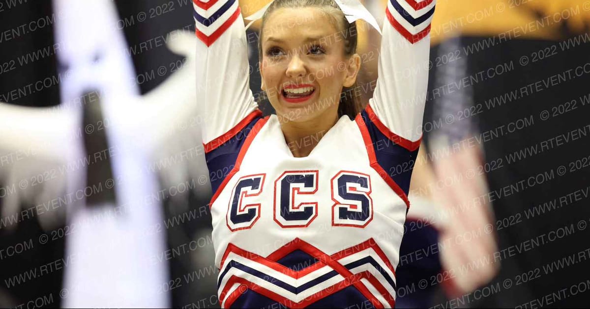 Cornerstone Christian School CYS White Cheer Show Team · Cheer Power Halloween