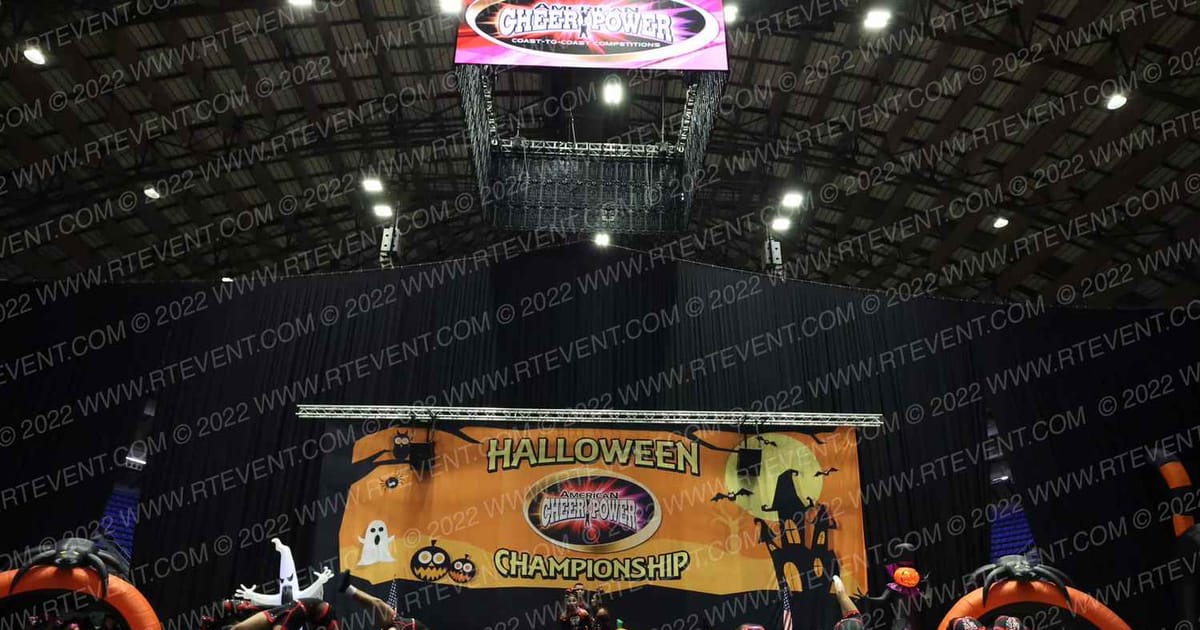 Texas Cheer Force Elite FIRE · Cheer Power Halloween