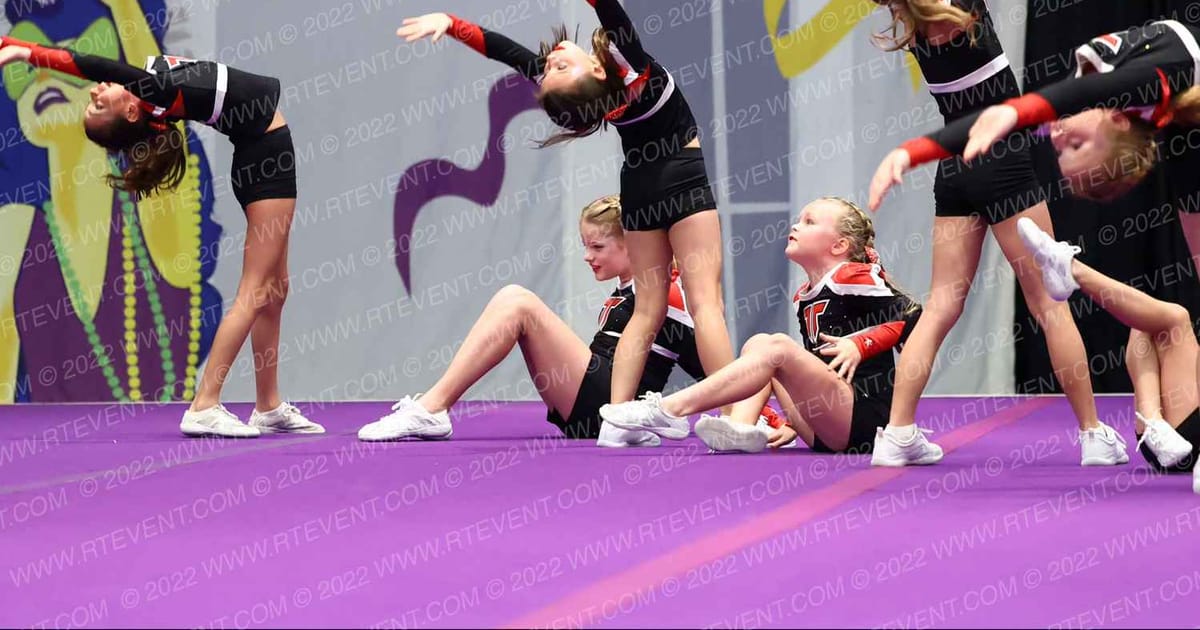 Tech Cheer Ricochet · Mardi Gras Galveston Challenge