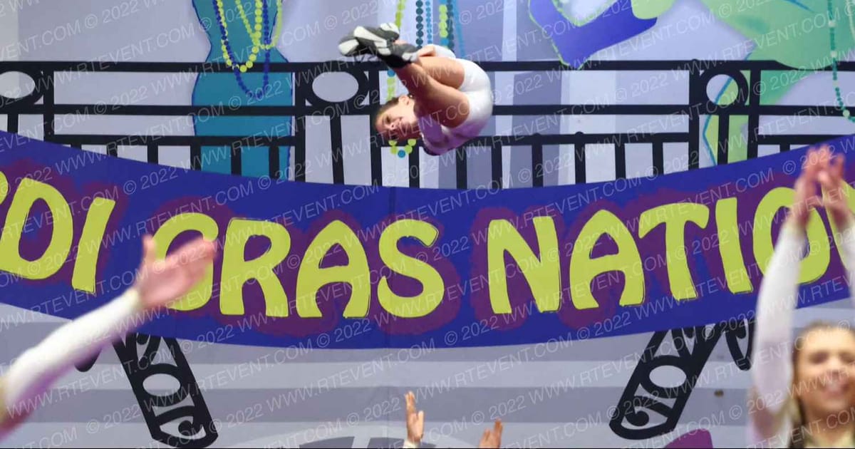 Texas Aces Tumbling and Cheer Pit Bosses · Mardi Gras Galveston Challenge