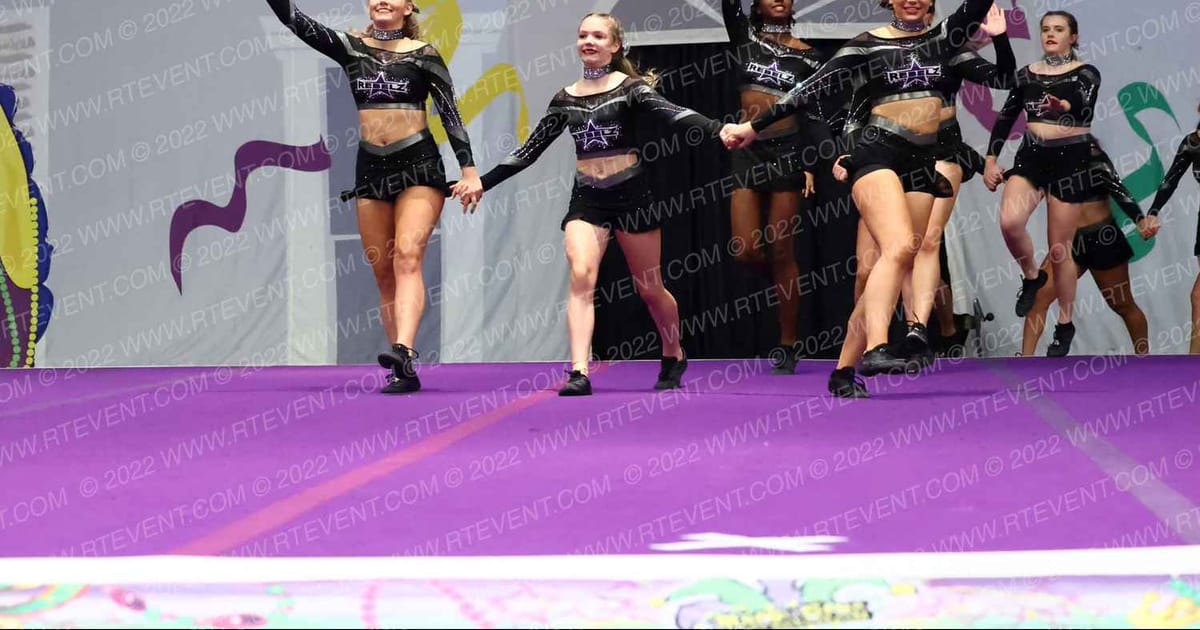Rebelz Cheer Vengeance · Mardi Gras Galveston Challenge