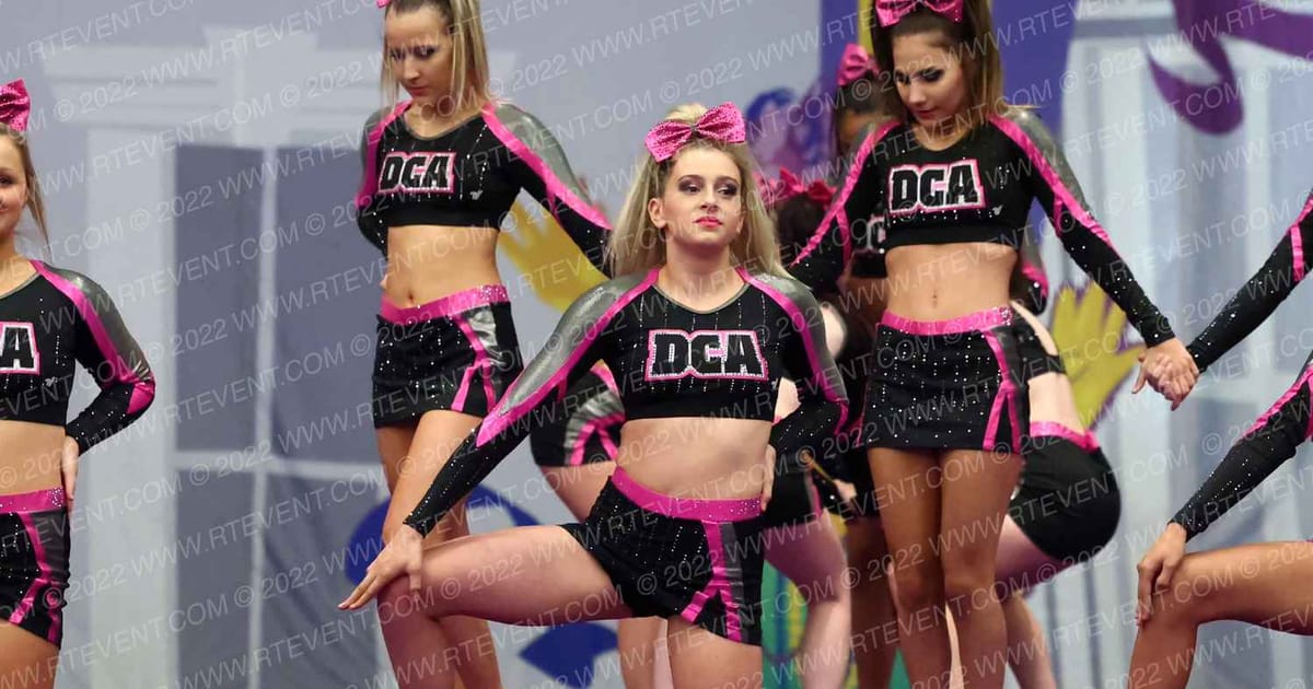 DCA Cheer and Tumbling Black Diamonds · Mardi Gras Galveston Challenge
